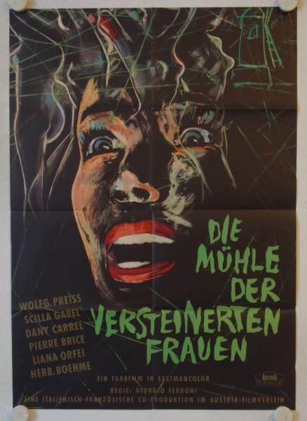 Mill of the Stone Women original release german movie poster